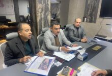 مسئولو الإسكان يتابعون سير العمل بالإدارة العقارية بدمياط الجديدة