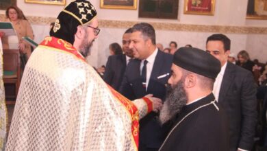 مجلس الشباب المصري يشارك الأقباط احتفالات عيد الميلاد المجيد