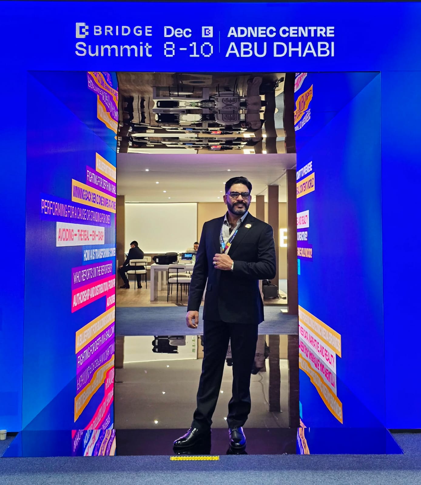 محمد الباز يشارك في قمة “بريدج 2025” بالإمارات وسط حضور عالمي غير مسبوق