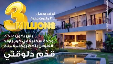 ميدبنك يتيح الحصول على قرض شخصي حتى 3 ملايين جنيه بضمان السكن