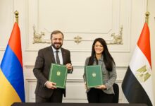 وزيرة التخطيط ونظيرها الأرميني يترأسان أعمال الدورة السادسة للجنة المصرية–الأرمينية