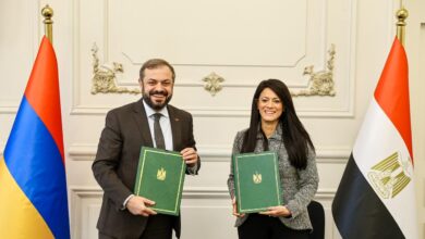 وزيرة التخطيط ونظيرها الأرميني يترأسان أعمال الدورة السادسة للجنة المصرية–الأرمينية