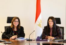 وزيرة التخطيط تناقش مع الأكاديمية الوطنية للتدريب الخطة المستقبلية وبرامج إعداد الكوادر