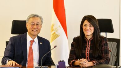 وزيرة التخطيط تلتقي السفير الكوري بمناسبة انتهاء فترة عمله بمصر 