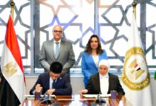 وزيرة التنمية المحلية تشهد توقيع مذكرة تفاهم مع «CMEC» لإنشاء مشروع متكامل للطاقة بالقليوبية
