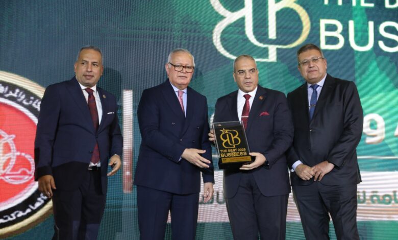 تكريم اللواء وليد البارودي بجائزة “THE BEST IN BUSINESS 2025” لدوره في تطوير الإسكان