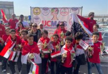 بالصور.. 89 طفلًا مصريًا يرفعون علم مصر في جورجيا ويحققون إنجازًا عالميًا جديدًا في الحساب الذهني