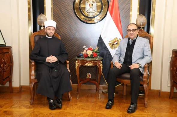 وزيرا قطاع الأعمال والأوقاف يبحثان تعظيم الاستفادة من الأصول التاريخية وزيرا قطاع الأعمال والأوقاف يبحثان تعظيم الاستفادة من الأصول التاريخية