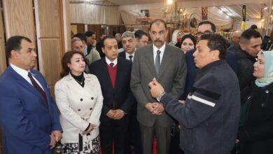 افتتاح معرض «صُنع في دمياط» للأثاث بسوهاج بحضور خالد أبو الوفا