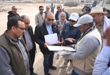 جولة تفقدية لعمل البعثات الأثرية المصرية والأجنبية بالبرين الشرقي والغربي