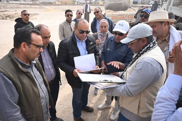 جولة تفقدية لعمل البعثات الأثرية المصرية والأجنبية بالبرين الشرقي والغربي