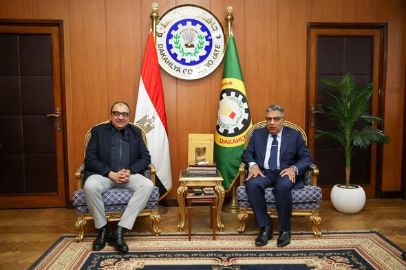وزير قطاع الأعمال ومحافظ الدقهلية يبحثان تعزيز التعاون في عدد من الملفات المشتركة