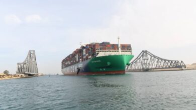 قناة السويس تشهد عبور سفينة الحاويات العملاقة CMA CGM SEINE في رحلتها الأولى عبر القناة