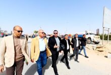 الشربيني يتفقد أعمال تطوير ورفع كفاءة الطرق بحدائق أكتوبر