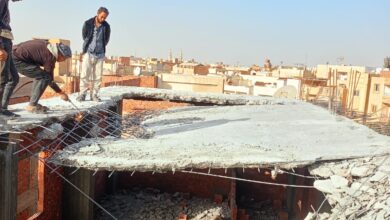 حملات مكبرة لإزالة مخالفات البناء والإشغالات في 6 أكتوبر