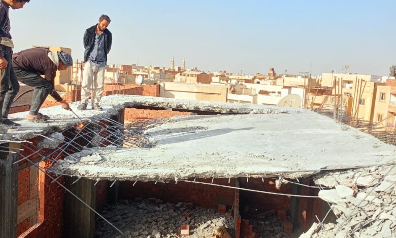 حملات مكبرة لإزالة مخالفات البناء والإشغالات في 6 أكتوبر