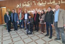 وفد جمعية مستثمري أكتوبر يهنئ المهندس محمد عادل برئاسة جهاز المدينة