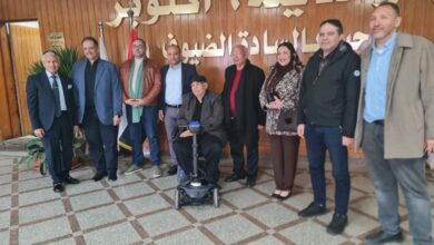 وفد جمعية مستثمري أكتوبر يهنئ المهندس محمد عادل برئاسة جهاز المدينة