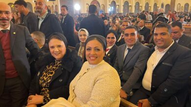 مجلس الشباب المصري يشارك في قداس عيد الميلاد ويؤكد: رسائل الرئيس السيسي تجسد الوحدة الوطنية