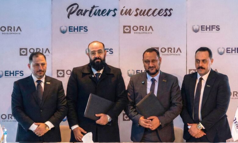 شركة ORIA Developments توقع شراكة استراتيجية مع EHFS لإدارة المبنى الطبي بمشروع 3lamat شركة ORIA Developments توقع شراكة استراتيجية مع EHFS لإدارة المبنى الطبي بمشروع 3lamat