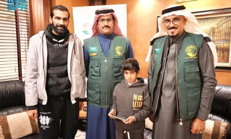 مركز الملك سلمان للإغاثة يتكفّل بعلاج طفل فلسطيني مصاب بورم في الجهاز الليمفاوي مركز الملك سلمان للإغاثة يتكفّل بعلاج طفل فلسطيني مصاب بورم في الجهاز الليمفاوي