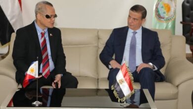 وزير الزراعة يبحث مع وفد فلبيني نفاذ المنتجات المصرية للأسواق الآسيوية