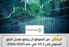 فيتش سولوشنز: اقتصاد مصر ينمو 5.3% في 2026/2025 بفضل الاستثمار والتصدير
