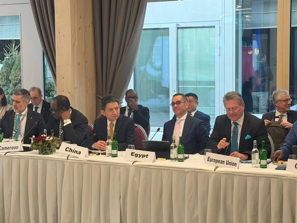 وزير الاستثمار يبحث مستقبل التجارة العالمية في دافوس