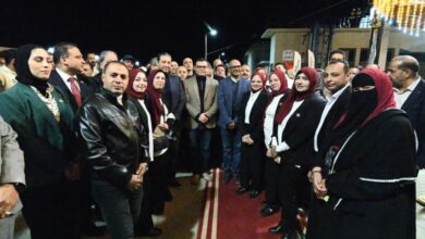 وزير الإسكان ومحافظ دمياط يفتتحان محطة معالجة الصرف الصحي بالناصرية