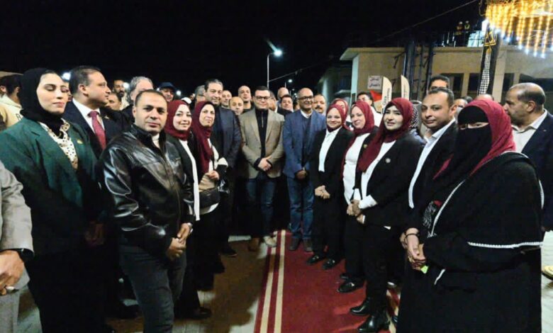 وزير الإسكان ومحافظ دمياط يفتتحان محطة معالجة الصرف الصحي بالناصرية