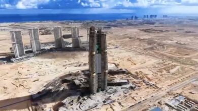 وزير الإسكان يكشف معدلات تنفيذ أبراج الداون تاون بالعلمين الجديدة