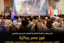 مصر تتربع على عرش السياحة العالمية وتفوز بلقب «الوجهة الواعدة 2026» في الصين