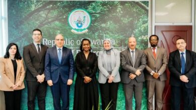 سويلم ووزيرة البيئة الرواندية يشهدان ختام اجتماعات مشروع إدارة المياه
