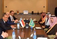 وزير الخارجية يعقد مباحثات ثنائية مع نظيره السعودي لمناقشة الأوضاع الإقليمية