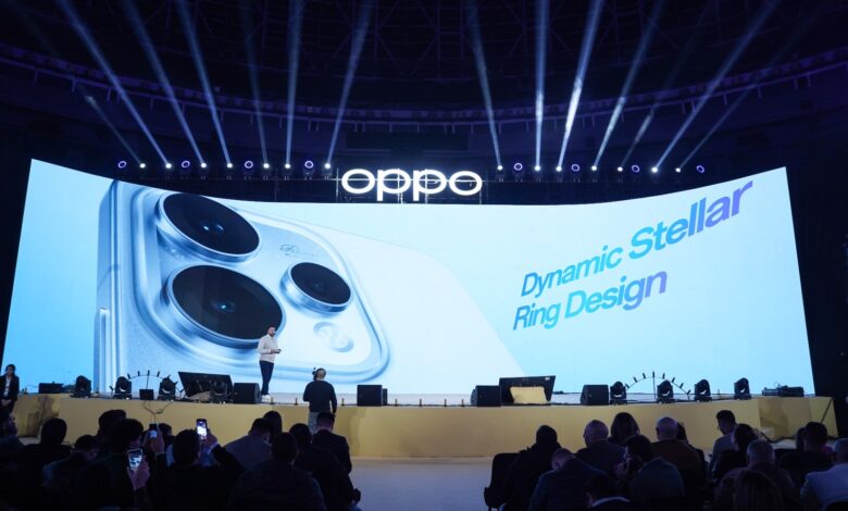 بالصور.. أوبو تطلق سلسلة Reno15 5G في مصر بتقنيات تصوير احترافية وتصميم مستوحى من الضوء بالصور.. أوبو تطلق سلسلة Reno15 5G في مصر بتقنيات تصوير احترافية وتصميم مستوحى من الضوء