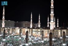 المسجد النبوي يستقبل أكثر من 25 مليون مصل وزائر خلال شهر رجب