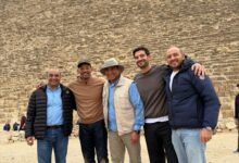 الممثل العالمي ويل سميث يزور الأهرامات