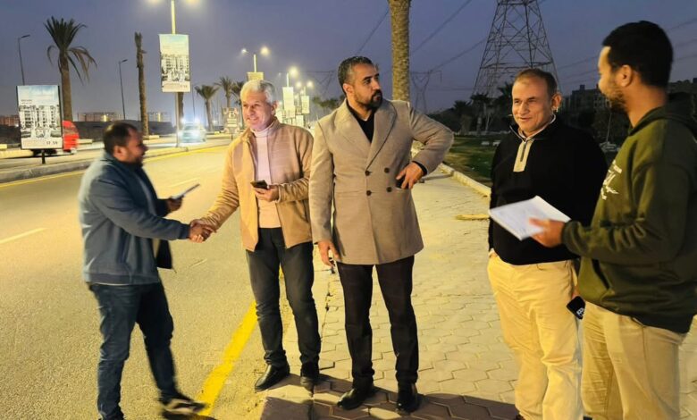 جهاز العبور الجديدة يواصل الجولات الميدانية صباحًا ومساءً لمتابعة المشروعات والخدمات