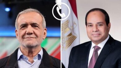 السيسي يبحث مع نظيره الإيراني تطورات الملف النووي وسبل خفض التصعيد