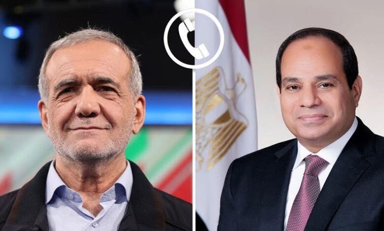 السيسي يبحث مع نظيره الإيراني تطورات الملف النووي وسبل خفض التصعيد السيسي يبحث مع نظيره الإيراني تطورات الملف النووي وسبل خفض التصعيد