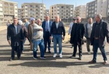 مسئولو الإسكان يتفقدون مشروع «درة العبور» وأراضٍ خدمية بالعاشر من رمضان