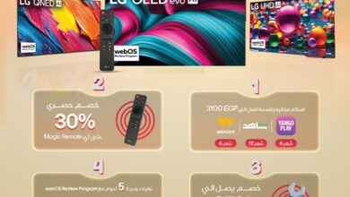 «إل جي» تطلق عروض العام الجديد على منتجاتها الذكية المعتمدة على الذكاء الاصطناعي