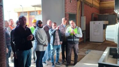  مسؤولو جهاز العاصمة الجديدة يتفقدون روافع الصرف الصحي ومرافق المياه