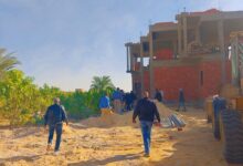 إزالة تعديات على 24 فدانًا بجمعية عرابي في العبور الجديدة