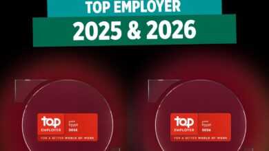 بنك كريدي أجريكول يحصل على شهادة “أفضل جهة عمل” لعامي 2025 و2026 من المؤسسة العالمية Top Employers