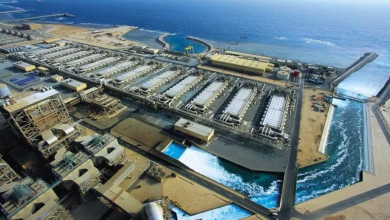 انتظام تشغيل محطة تحلية مياه البحر بالمنصورة الجديدة 