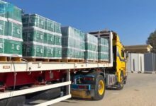 قافلة مساعدات سعودية جديدة تعبر منفذ رفح لقطاع غزة