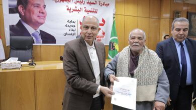 محافظ المنيا: ملف التقنين على رأس أولوياتي.. وحققنا المركز الثالث جمهوريًا بنسبة إنجاز 97%