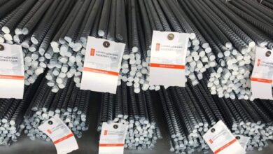 أسعار الحديد في نطاق 34.5 – 37.5 ألف جنيه خلال فبراير أسعار الحديد في نطاق 34.5 – 37.5 ألف جنيه خلال فبراير