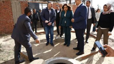 وزيرة التنمية المحلية والبيئة تتفقد وحدة البيوجاز بمجزر كفر شكر بالقليوبية